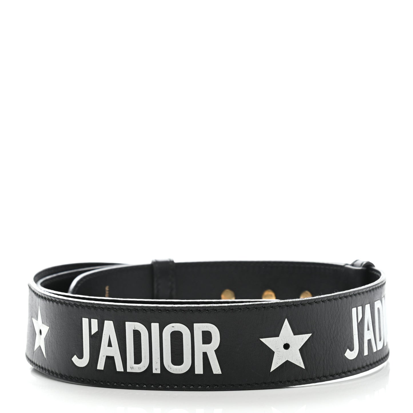 Calfskin J'Adior Shoulder Strap Black