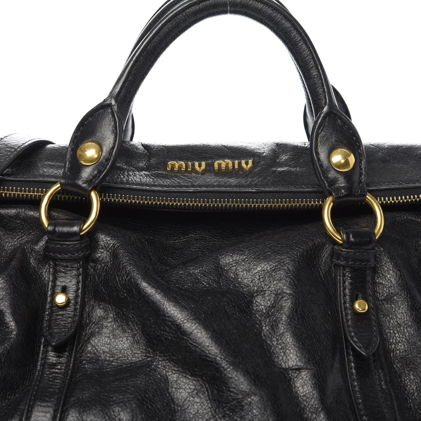 Vitello Lux Medium Bow Bag Black
