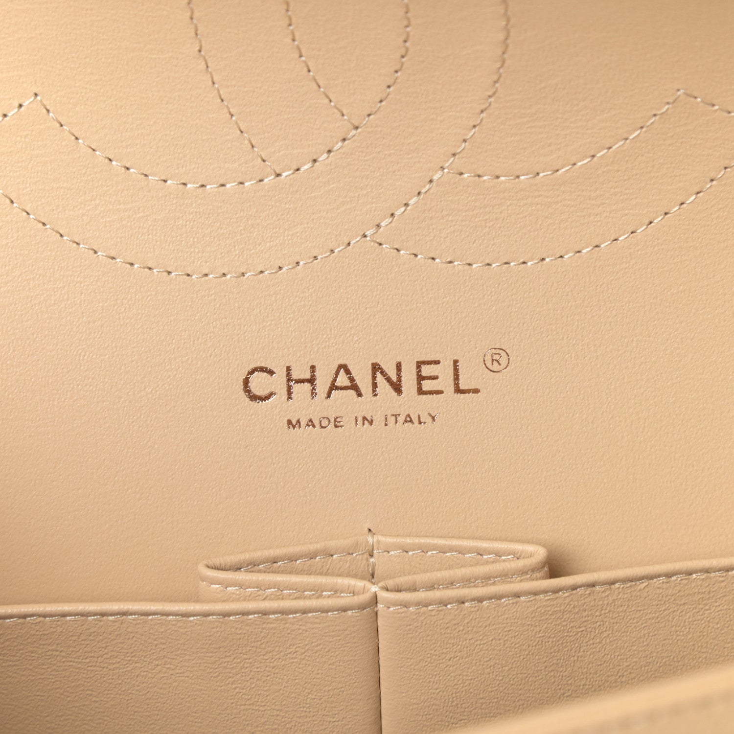 Chanel Caviar Quilted Jumbo Double Flap Beige Clair 6 of 10