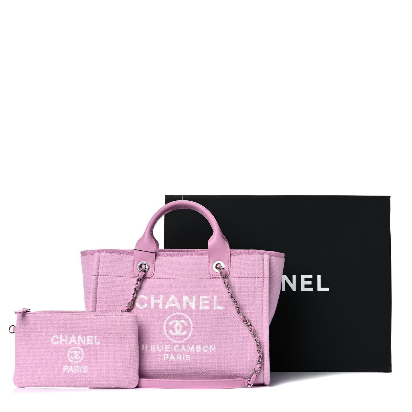 Mixed Fibers Small Deauville Tote Pink