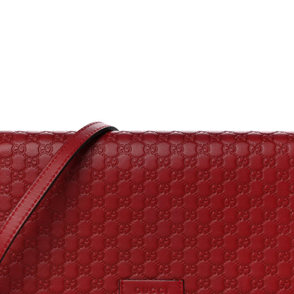 Gucci Microguccissima Crossbody Wallet Red 7 of 16