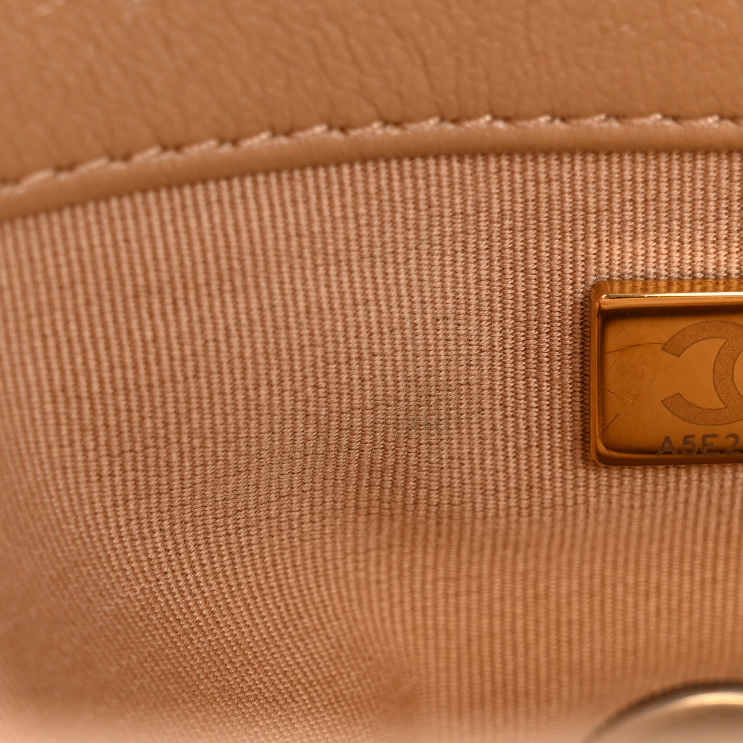 Chanel Lambskin Quilted Large Chanel 19 Flap Beige 7 of 11