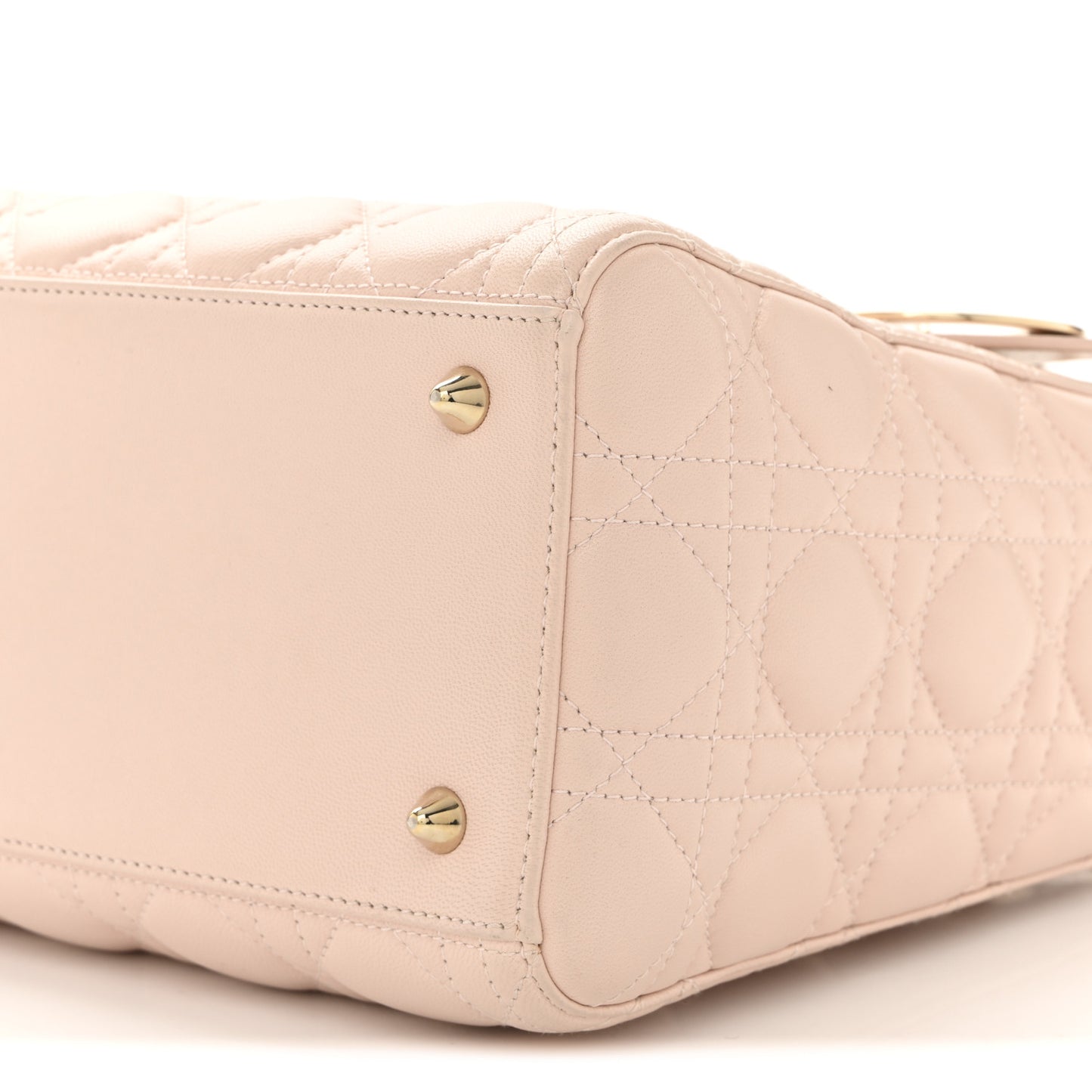 Lambskin Cannage Medium Lady Dior Light Pink