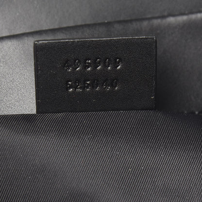 Gucci GG Supreme Monogram Web Messenger Diaper Bag Black Grey 7 of 11