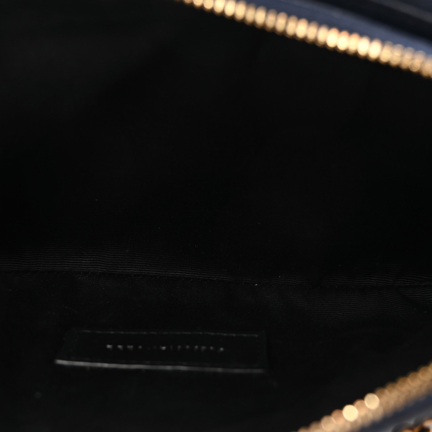 Saint Laurent Grained Lambskin Quilted Mini Becky Double Zip Bag Blue Charron 5 of 10
