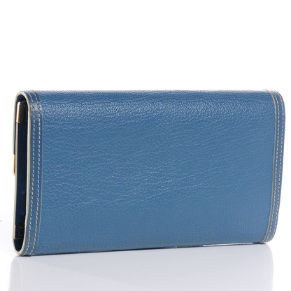 Louis Vuitton Suhali Porte Tresor International Wallet Blue 3 of 8