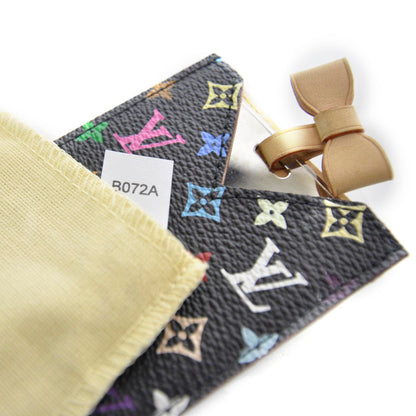 Louis Vuitton Monogram Multicolor Mirror and Case Pouch Black 6 of 6