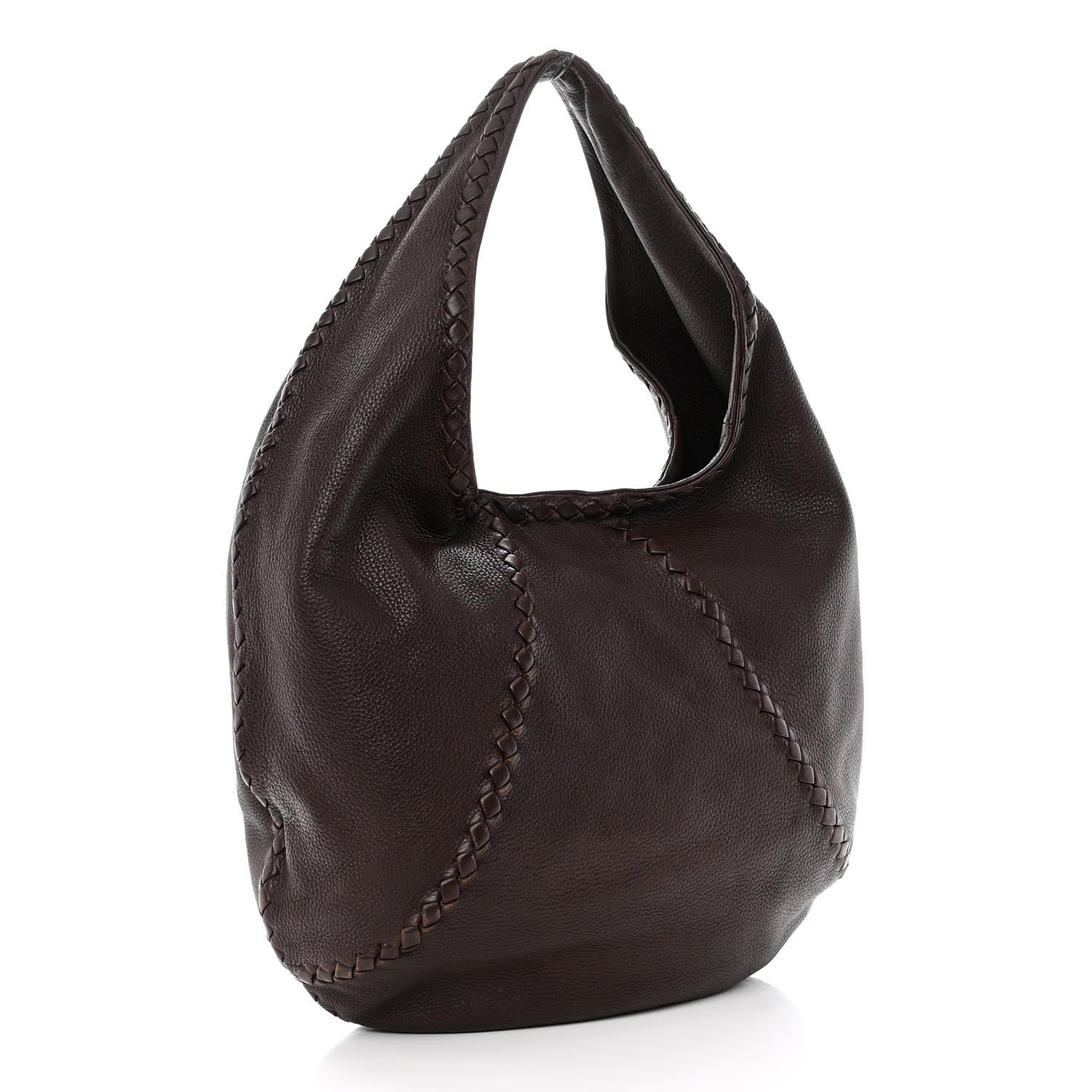 Bottega Veneta Cervo Deerskin Large Hobo Ebano 3 of 12