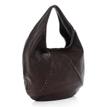 Bottega Veneta Cervo Deerskin Large Hobo Ebano 3 of 12