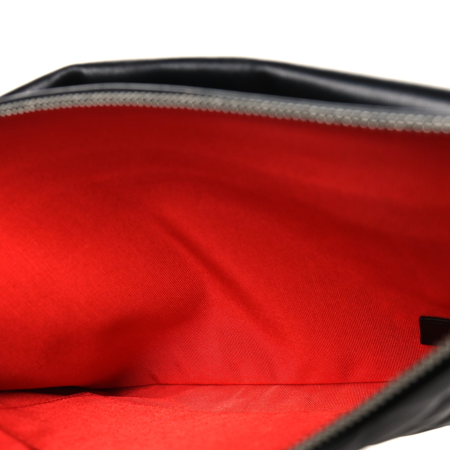 Tweed Lambskin Quilted Medium Flap Cosmetic Case White Red Black