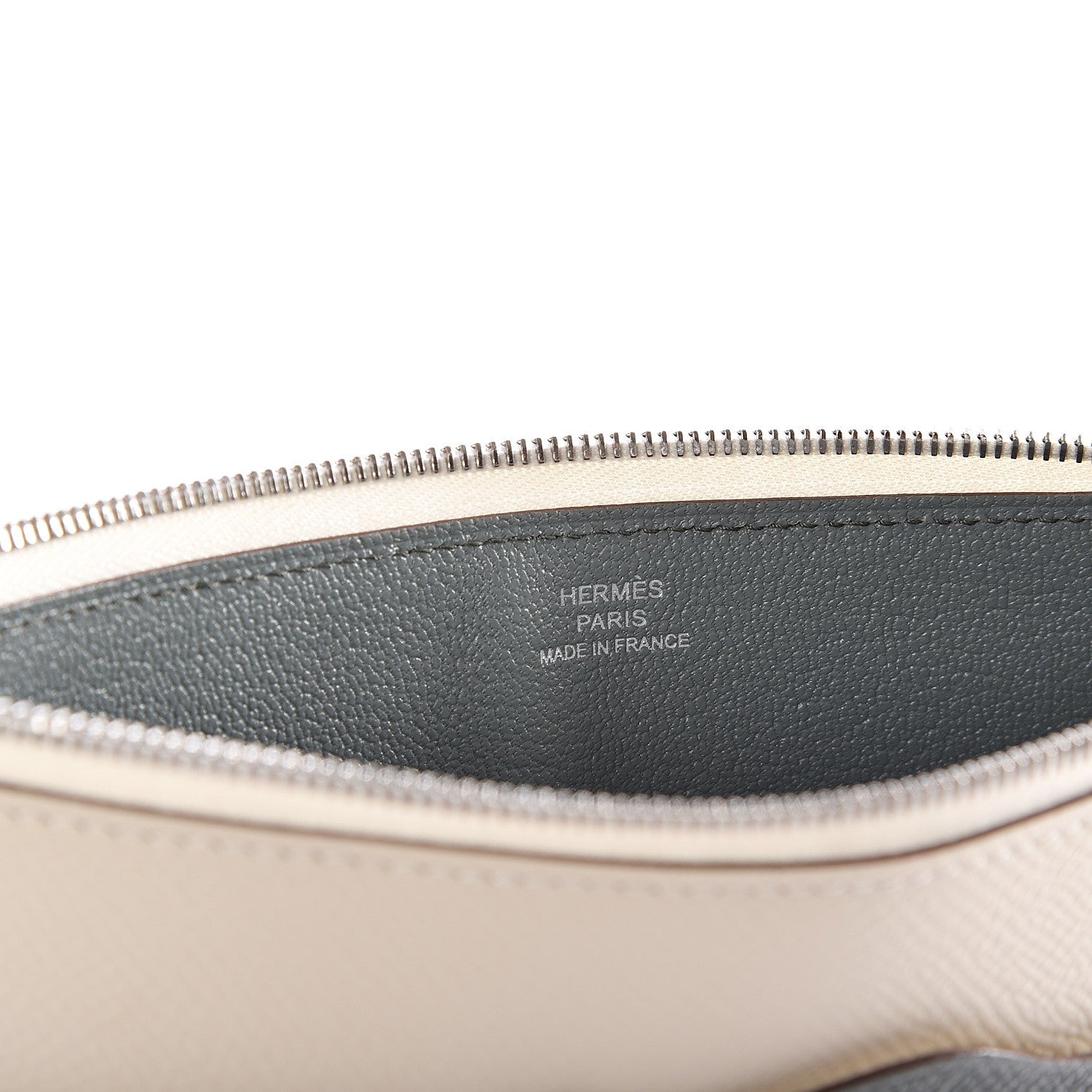 Hermes Togo Epsom Rooroo Pouch Craie Vert Amande Gris Pearl 7 of 10
