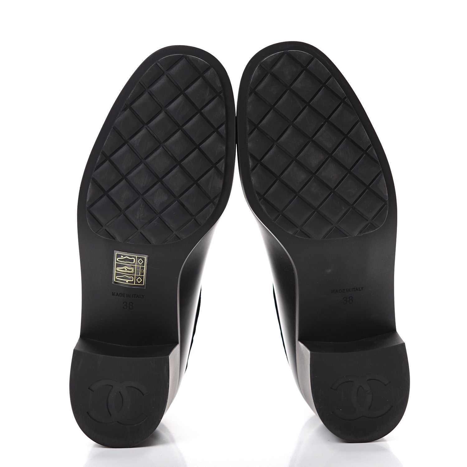 Chanel PVC CC Short Boots 38 Black 5 of 8