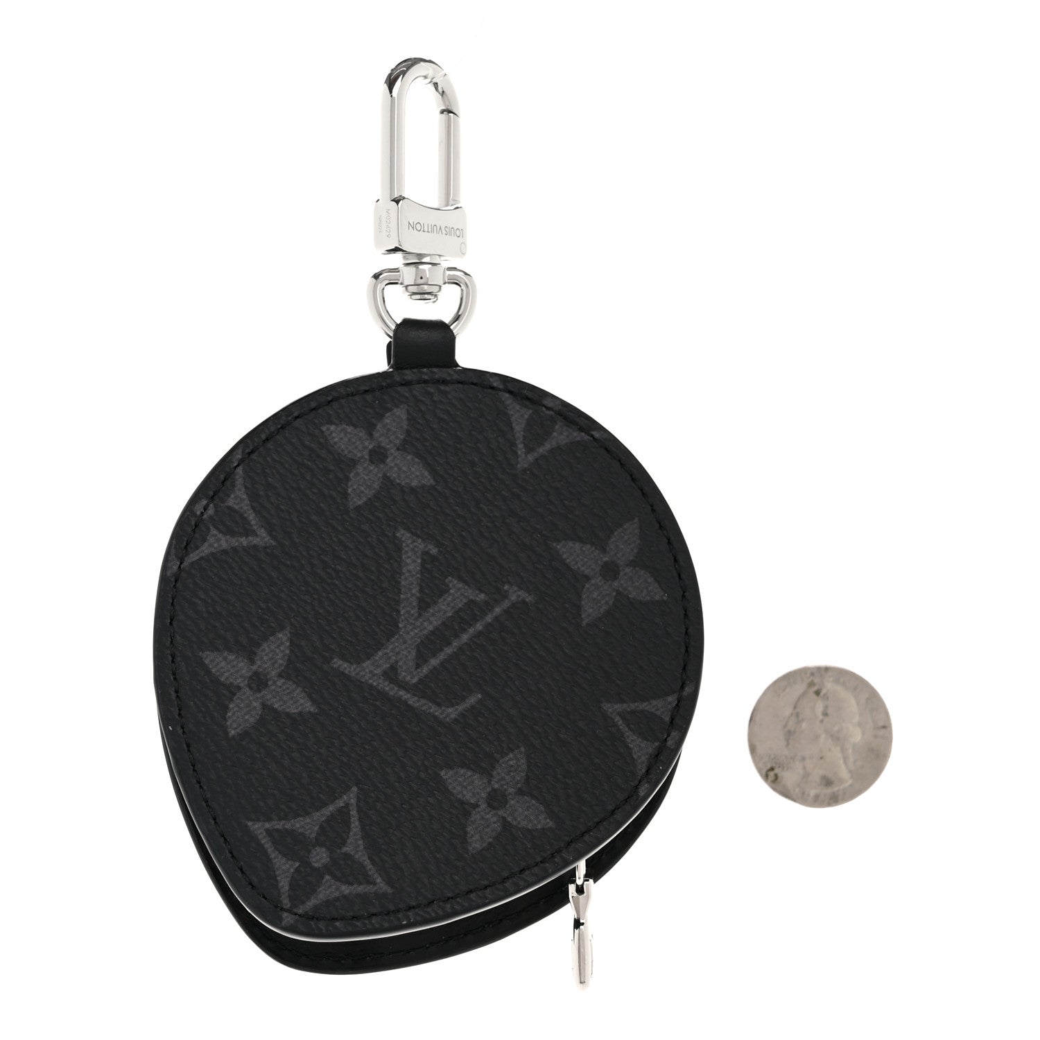 Louis Vuitton Monogram LV Alien Bag Charm Key Holder Grey 2 of 7