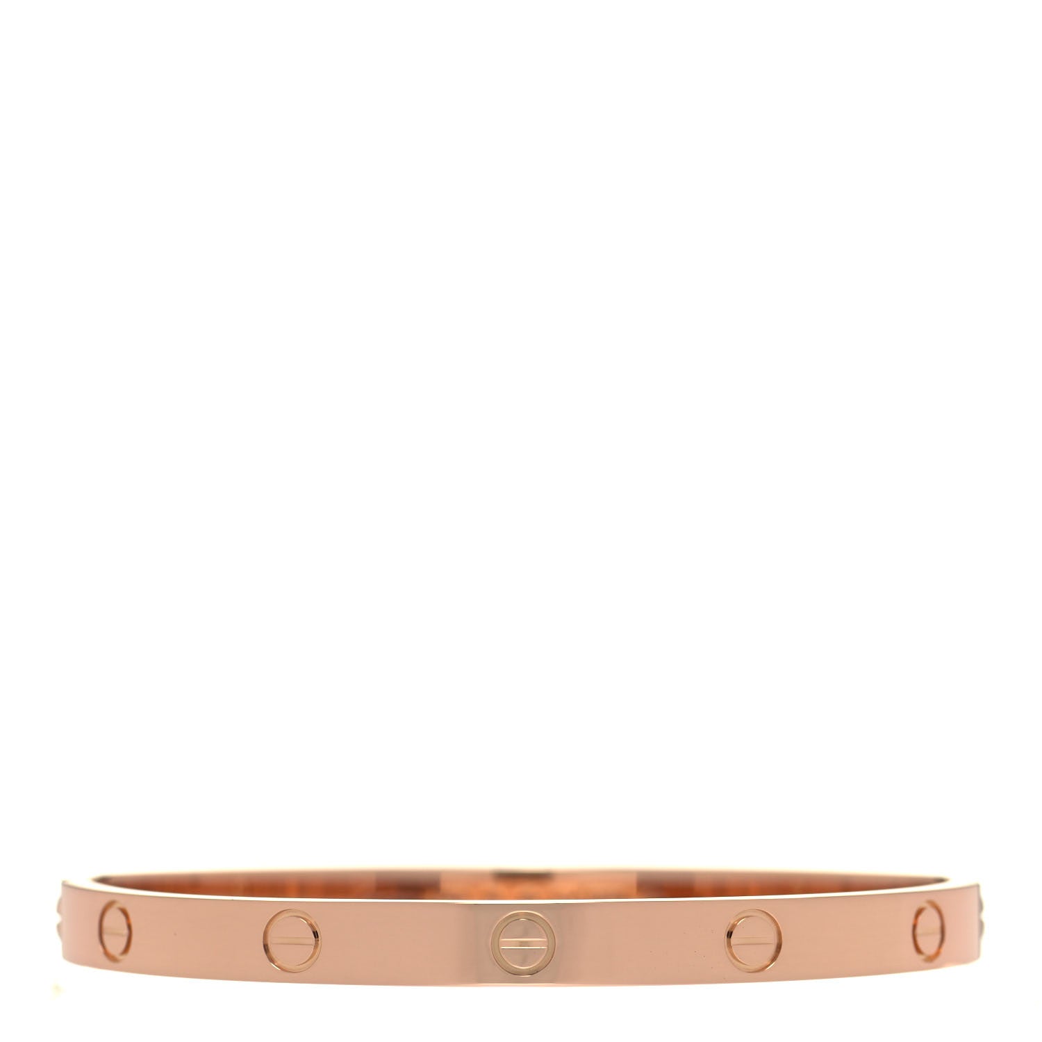 Cartier 18K Pink Gold LOVE Bracelet 19 5 of 12