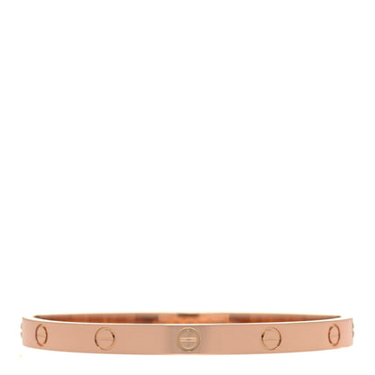 Cartier 18K Pink Gold LOVE Bracelet 19 5 of 12