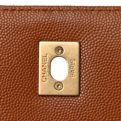 Chanel Caviar Quilted Multi Chain Backpack Light Brown 12 of 16