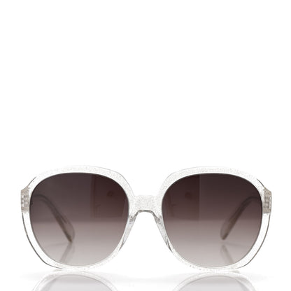 Celine Acetate Glitter Round Sunglasses CL 40147I Clear 4 of 6