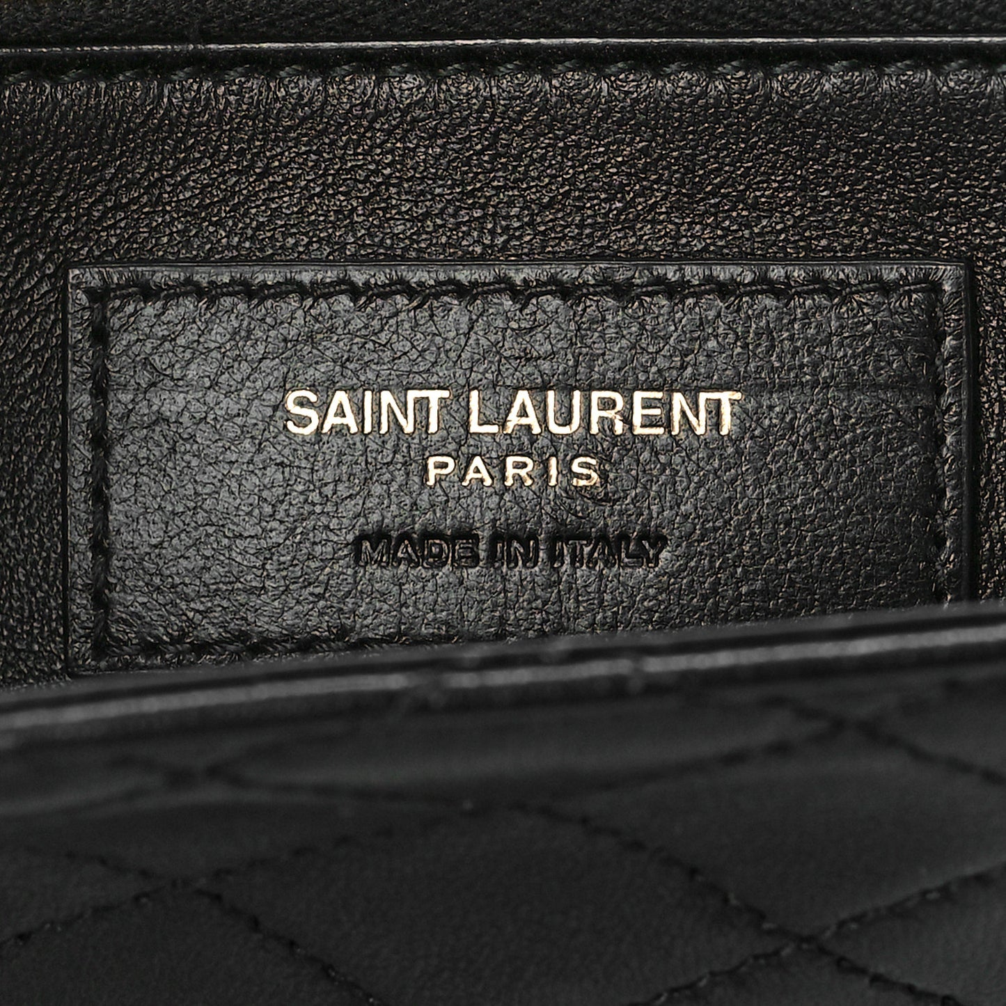 Lambskin Quilted Mini Gaby Satchel Black