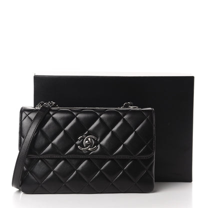 Chanel Lambskin Quilted Medium Trendy CC Flap Black 11 of 11