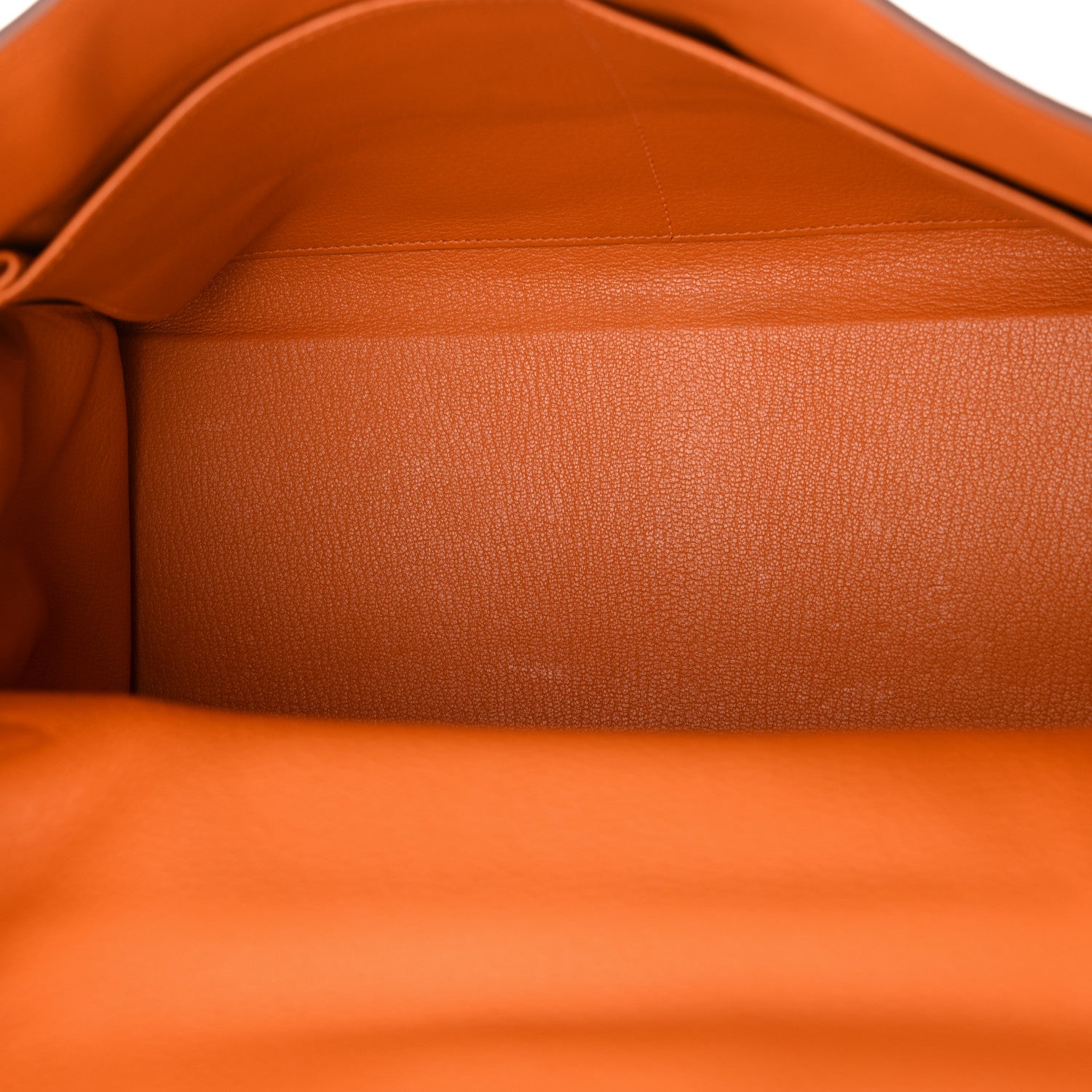 Hermes Taurillon Clemence Kelly Retourne 35 Orange 5 of 10
