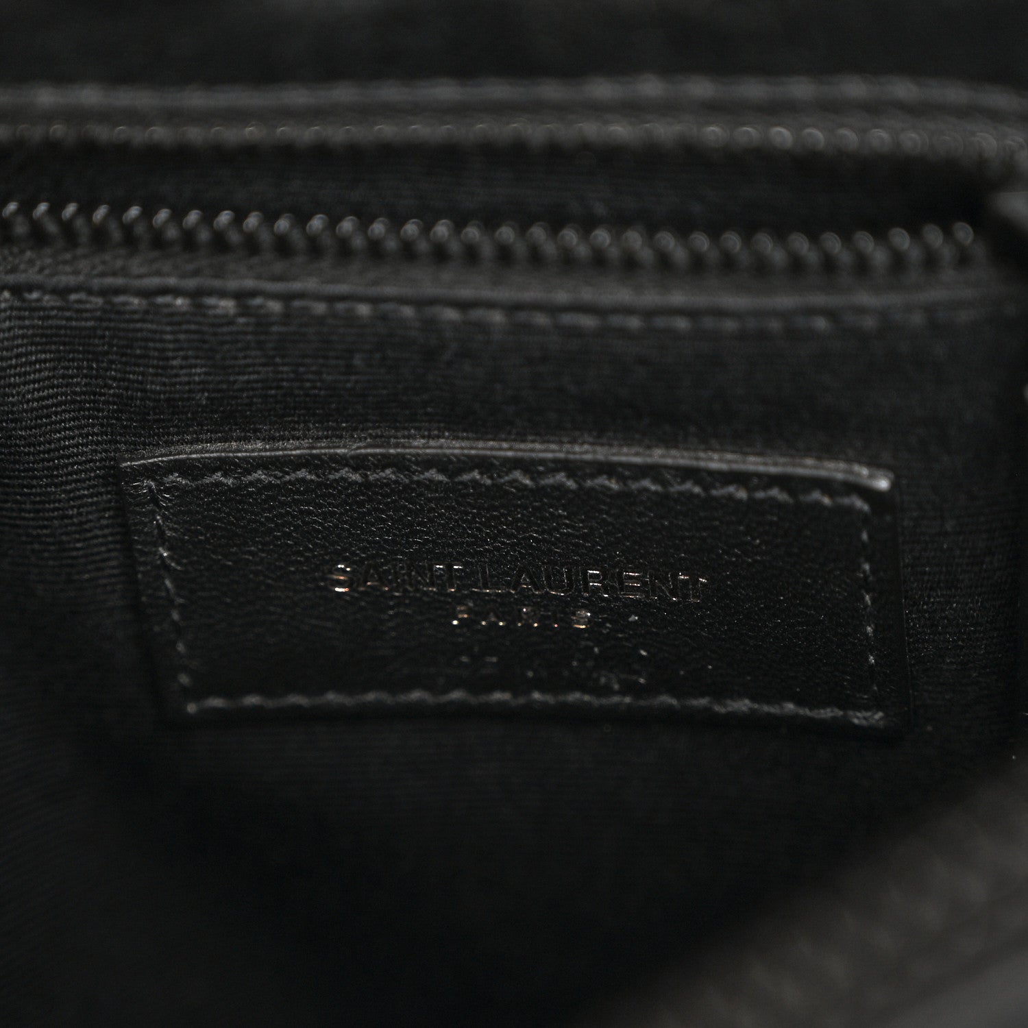 Saint Laurent Calfskin Y Quilted Monogram Monochrome Medium Loulou Chain Satchel Black 6 of 10