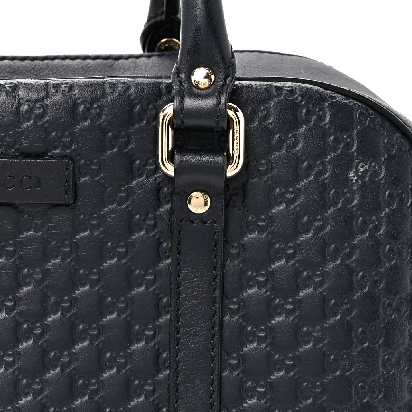 Microguccissima Medium Crossbody Bag Blue