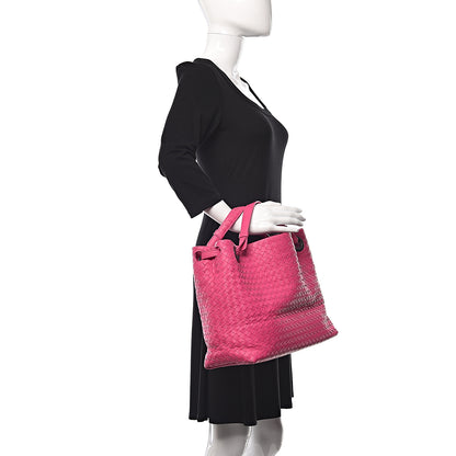 Bottega Veneta Nappa Intrecciato Medium Garda Bag Rosa Shock 2 of 12