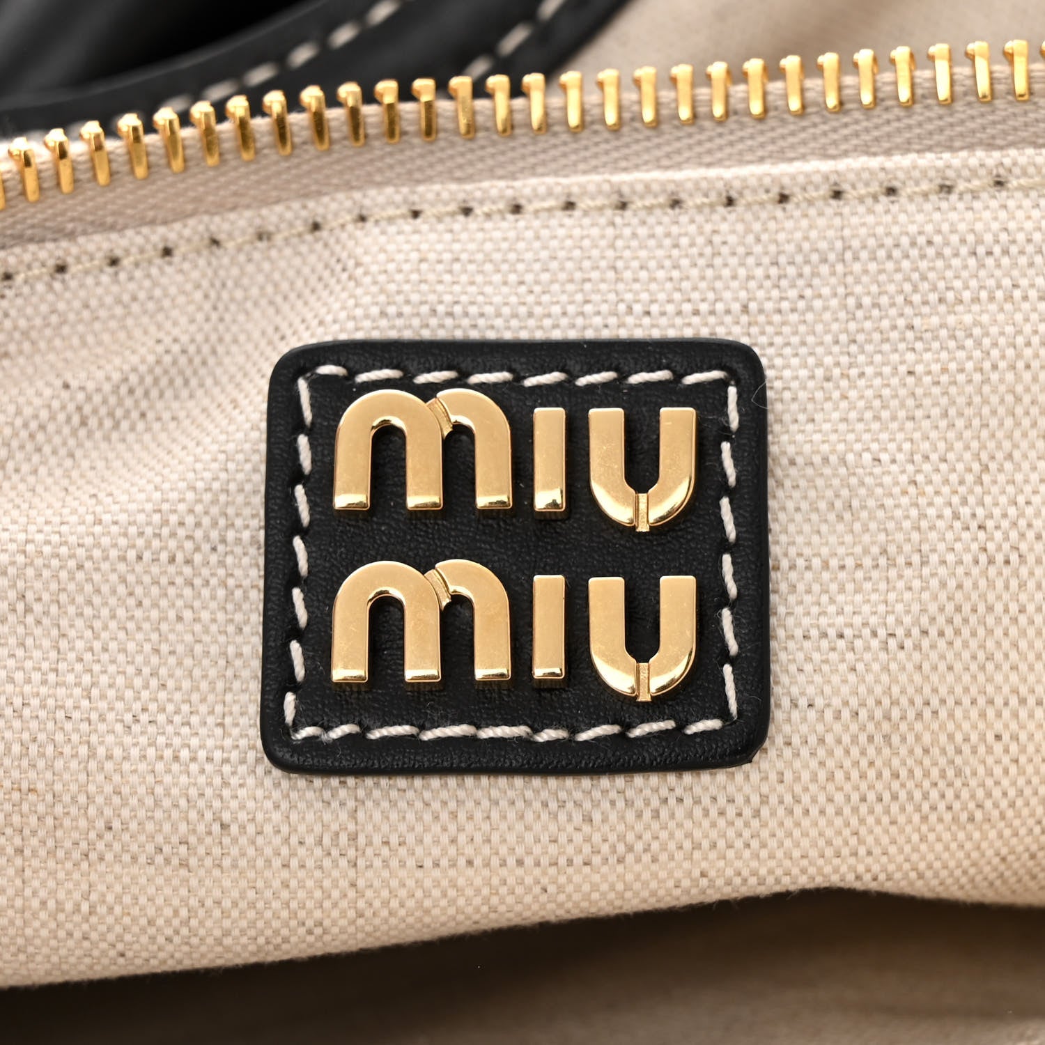 Miu Miu Soft Calf Softy Small Ivy Tote Bag Black 6 of 10
