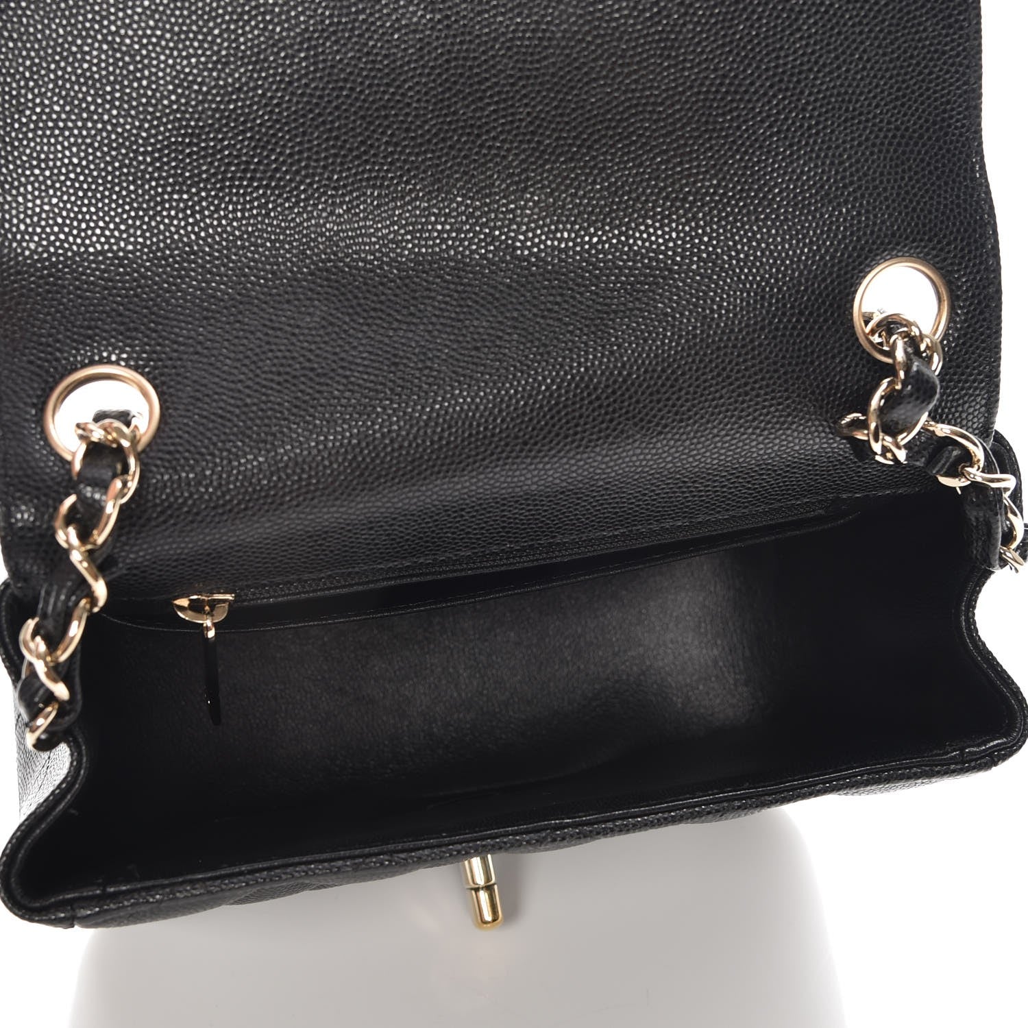 Chanel Caviar Quilted Mini Square Flap Black 5 of 8