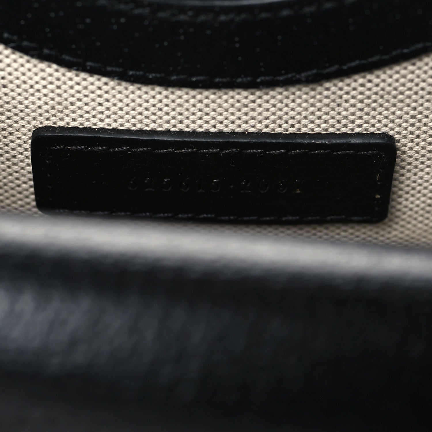 Gucci Jacquard Black Denim GG Monogram Textured Dollar Calfskin Mini Horsebit 1955 Crossbody Bag Black Ivory 7 of 11