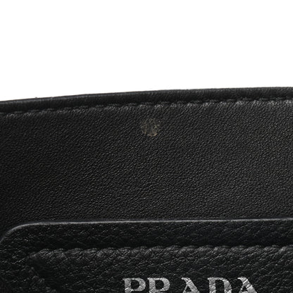 Prada Vitello Daino Soft Large Dynamique Tote Black 9 of 11