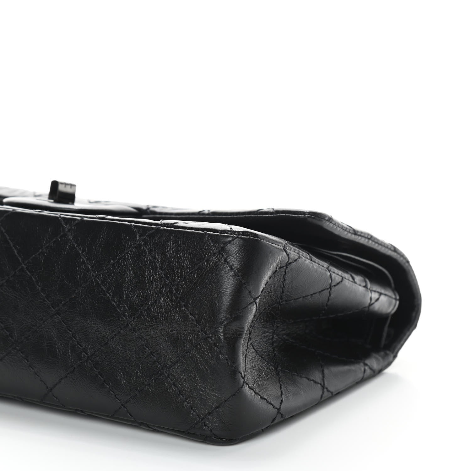 Chanel Aged Calfskin Quilted 2.55 Reissue 225 Flap So Black 9 of 9