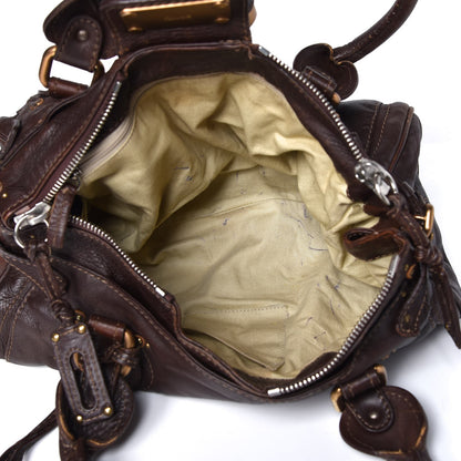 Chloe Calfskin Medium Paddington Satchel Chocolate 5 of 25
