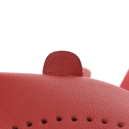 Hermes Taurillon Clemence Evelyne III PM Rouge Piment 7 of 11