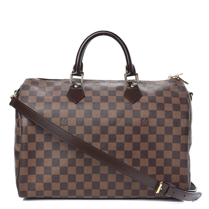 Louis Vuitton Damier Ebene Speedy Bandouliere 35 1 of 10