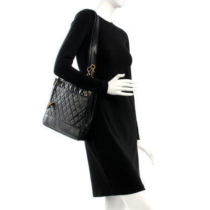 Chanel Lambskin Quilted Shoulder Bag Black 2 of 9