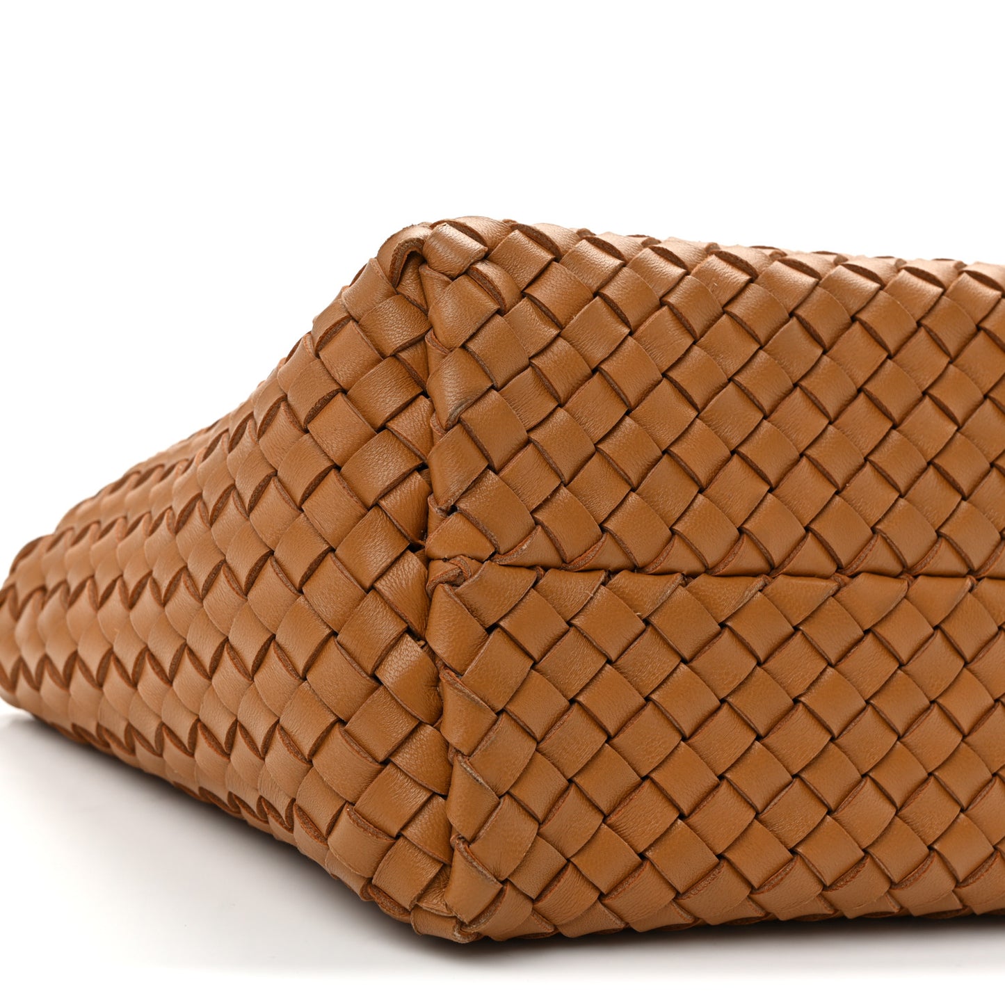 Nappa Intrecciato Mini Cabat Caramel