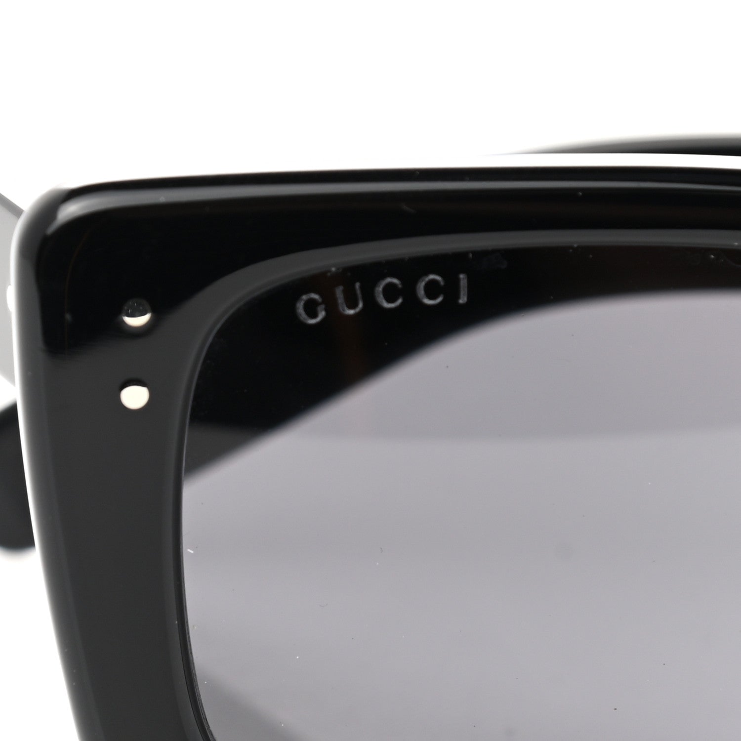 Gucci Acetate Rectangular Frame Sunglasses GG0539S Black 7 of 8