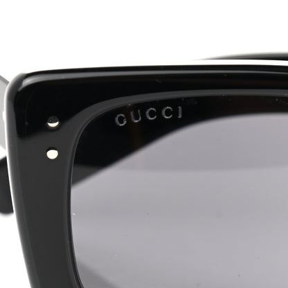 Gucci Acetate Rectangular Frame Sunglasses GG0539S Black 7 of 8