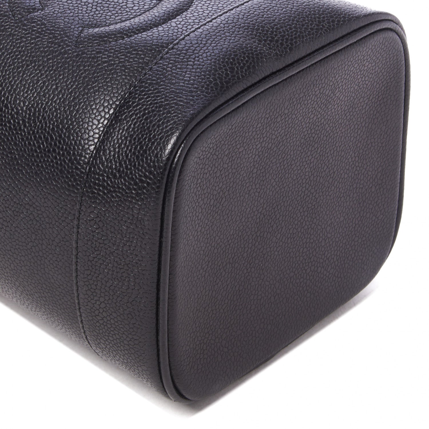 Chanel Caviar Vanity Cosmetic Case Black 6 of 11
