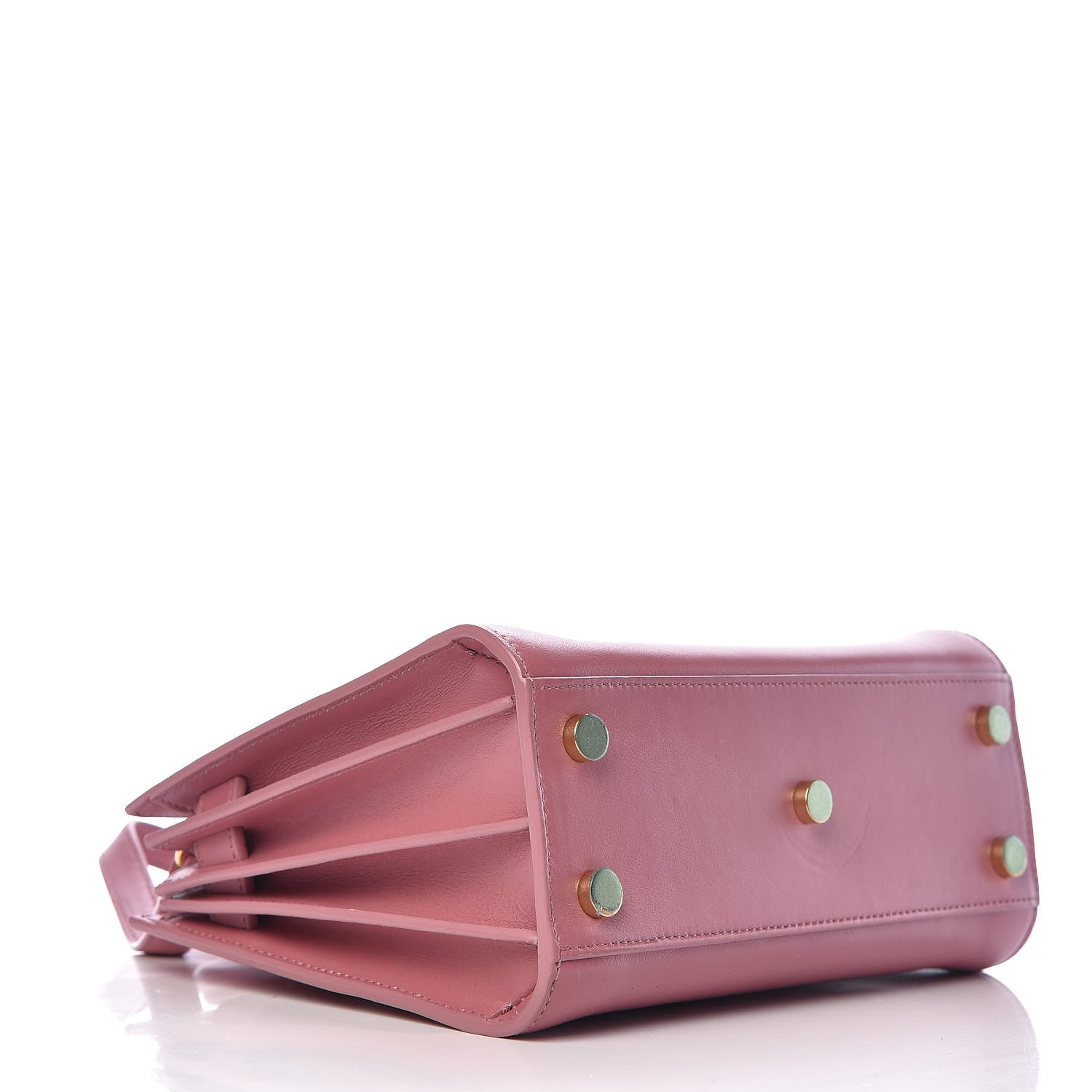 Saint Laurent Calfskin Nano Sac De Jour Rose Dark 4 of 17