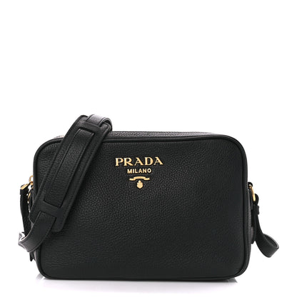 Prada Vitello Phenix Camera Bag Black 1 of 12