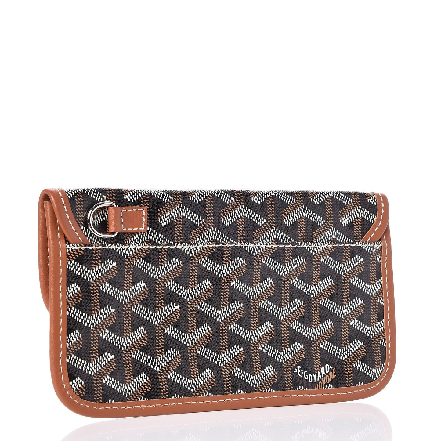 Goyardine Pouch Black Gold