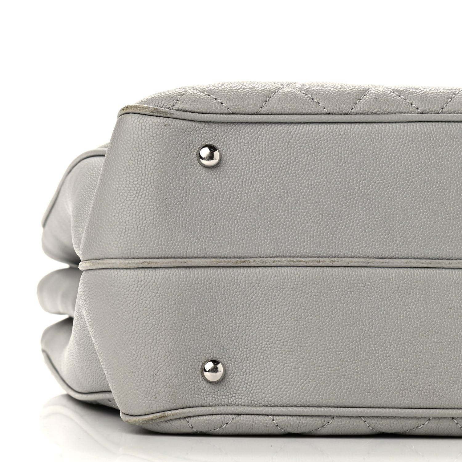 Chanel Caviar Quilted Large Urban Companion Top Handle Shopping Tote Grey 14 of 15