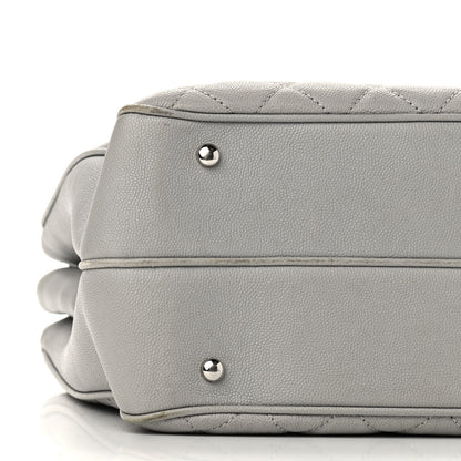 Chanel Caviar Quilted Large Urban Companion Top Handle Shopping Tote Grey 14 of 15