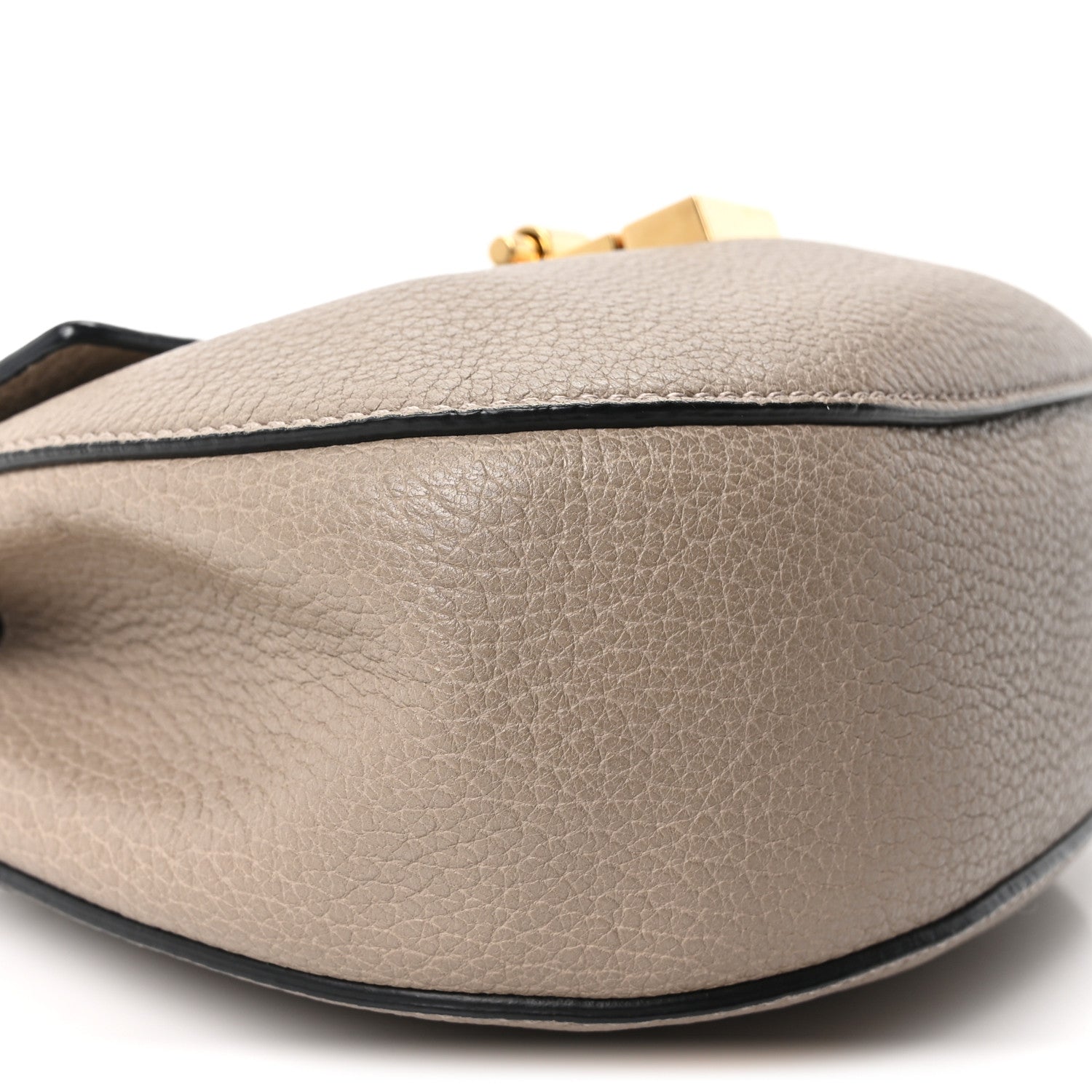 Chloe Grained Lambskin Mini Drew Shoulder Bag Motty Grey 9 of 10