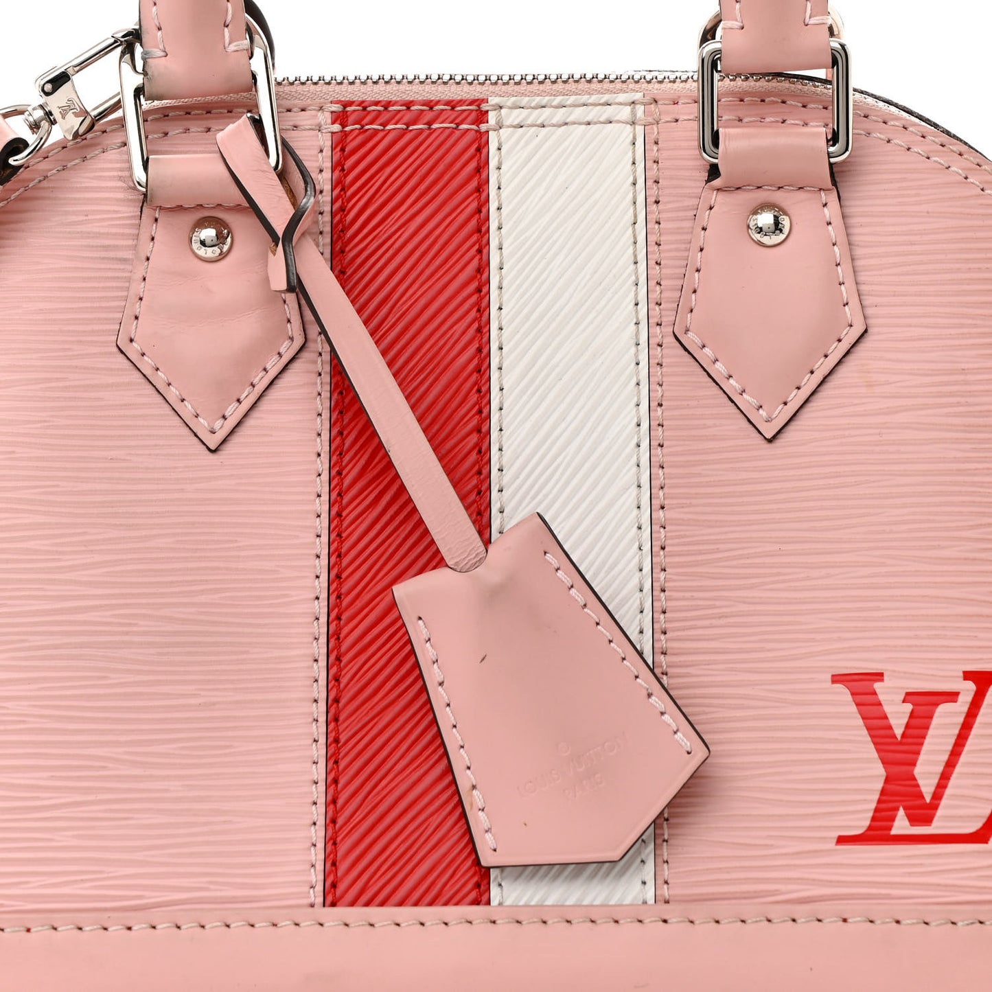 Epi Stripe Alma BB Rose Ballerine