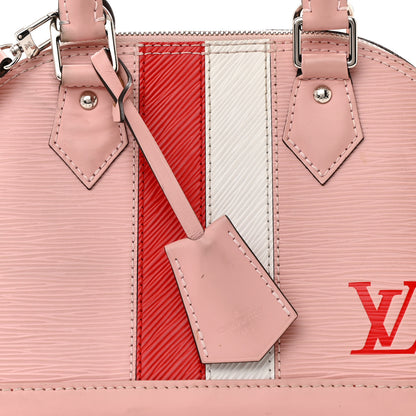 Louis Vuitton Epi Stripe Alma BB Rose Ballerine 8 of 13