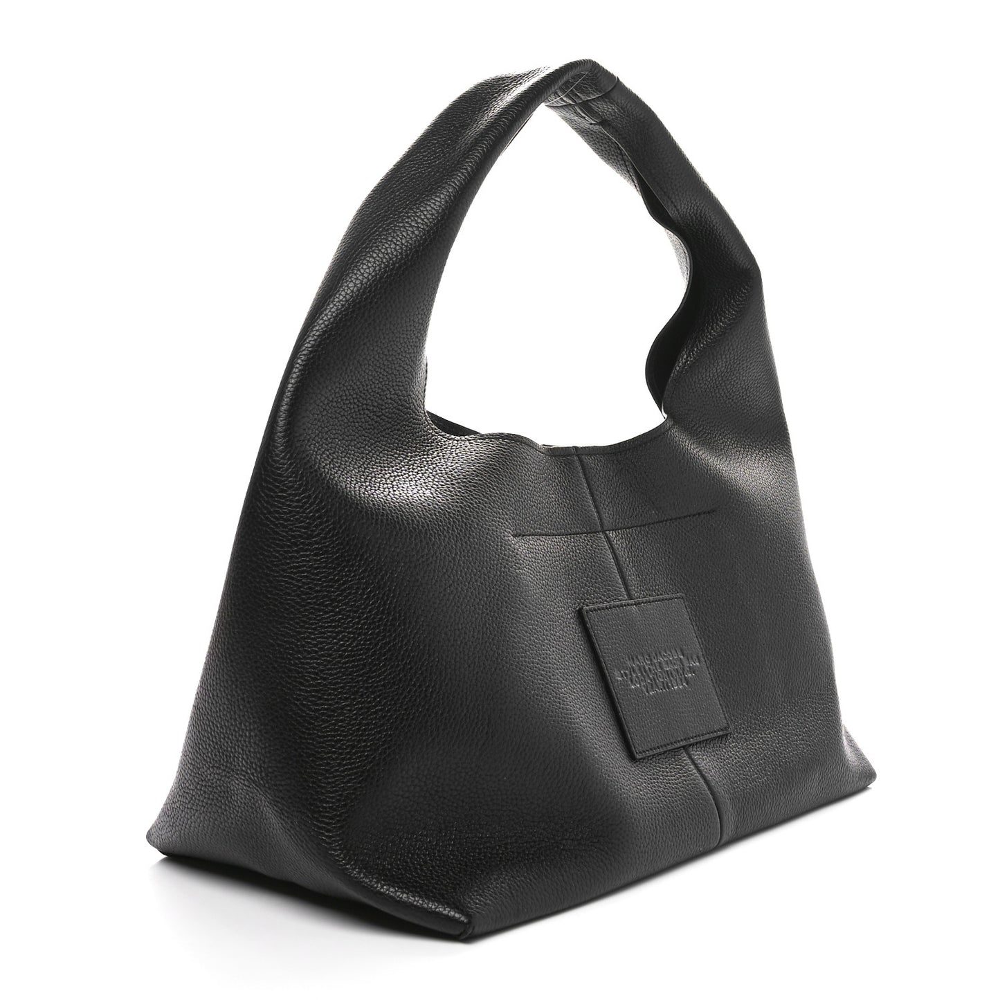 Grained Calfskin Medium The Sack Bag Black