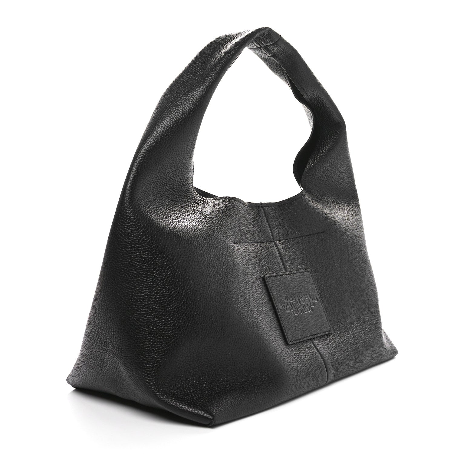 Marc Jacobs Grained Calfskin Medium The Sack Bag Black 4 of 10